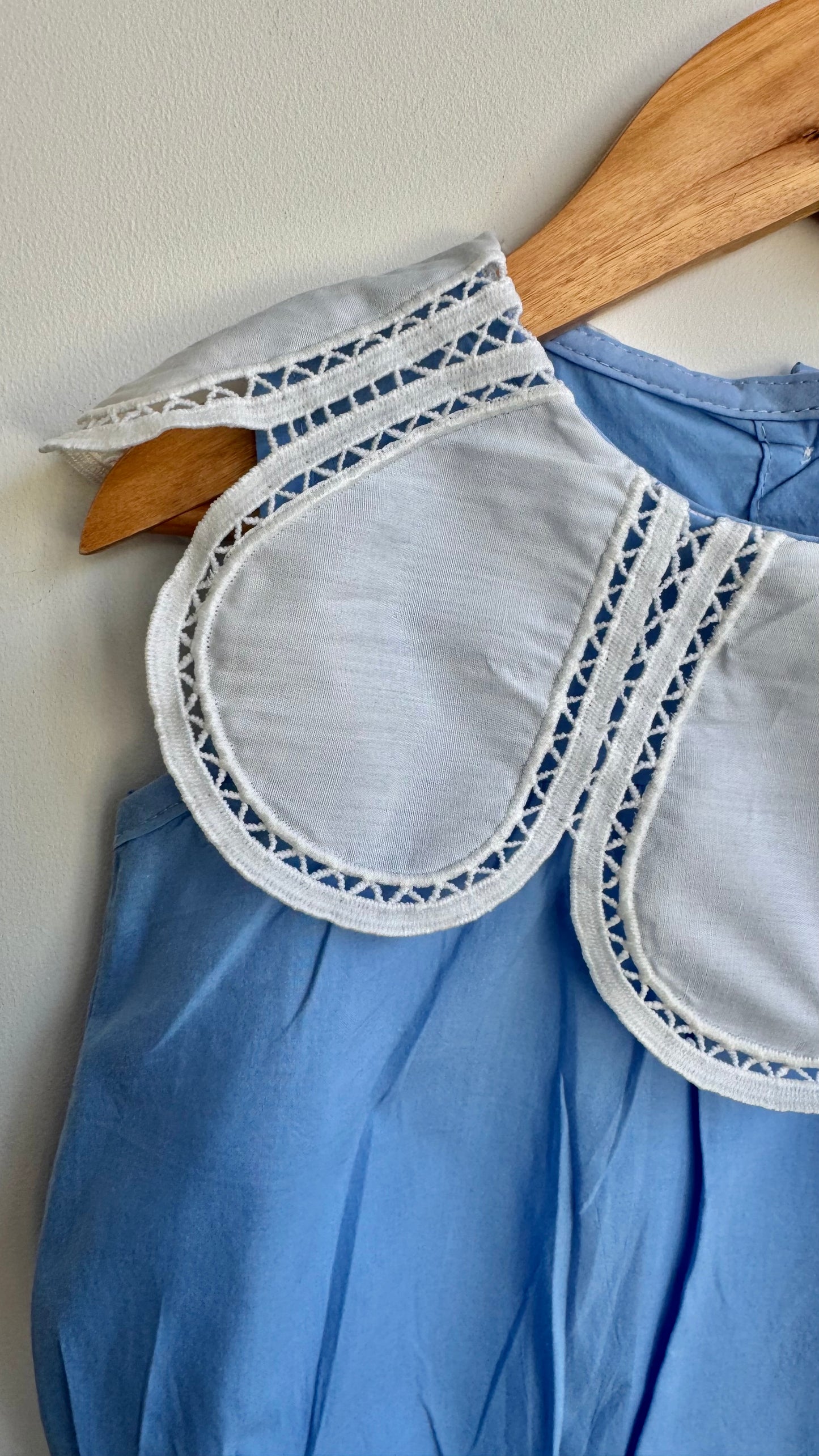 Girls - Peter Pan Collar Romper
