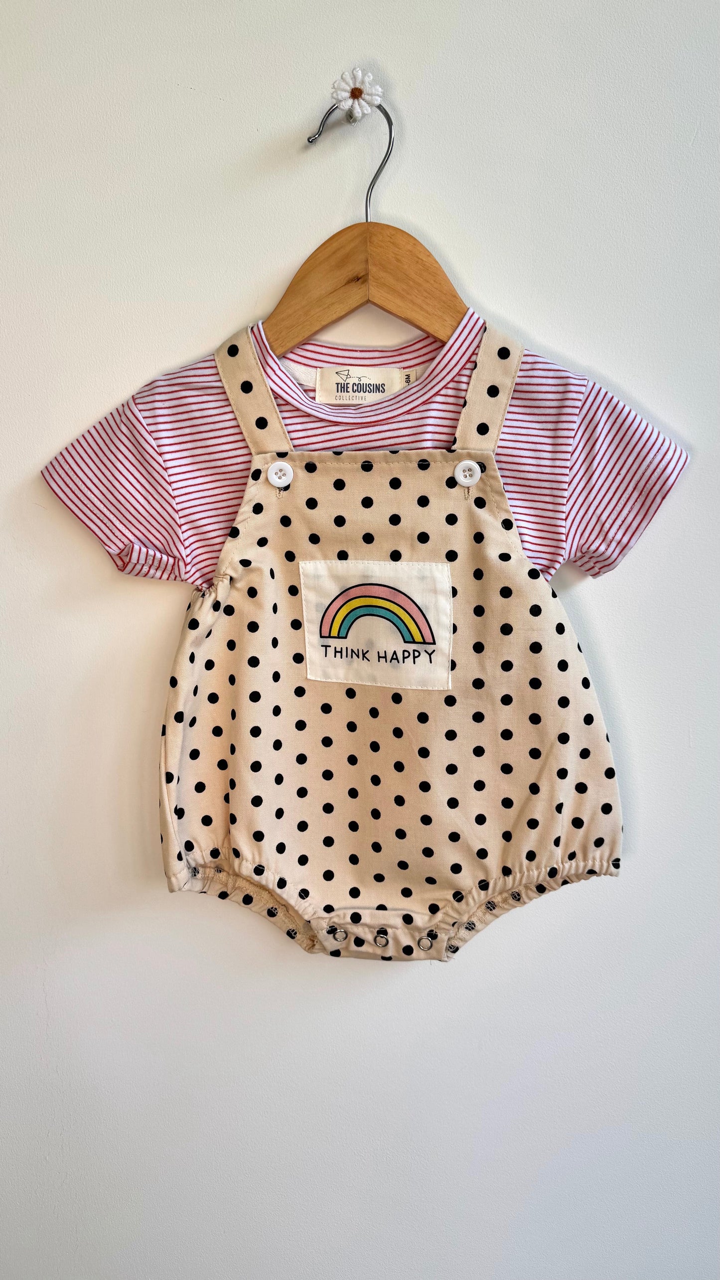 Girls - Denim Rainbow Romper & Top