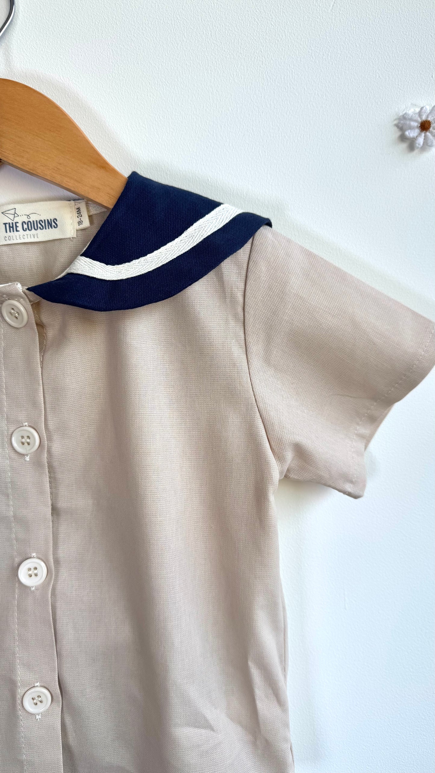 Girls - Little Sailor Linen Set