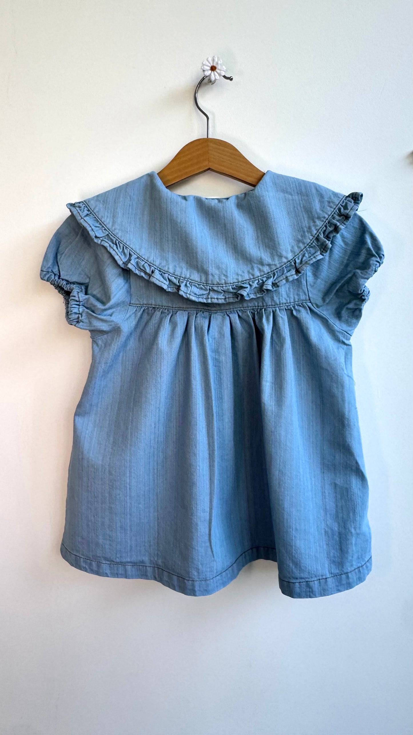 Girls - Peter Pan Denim Dress