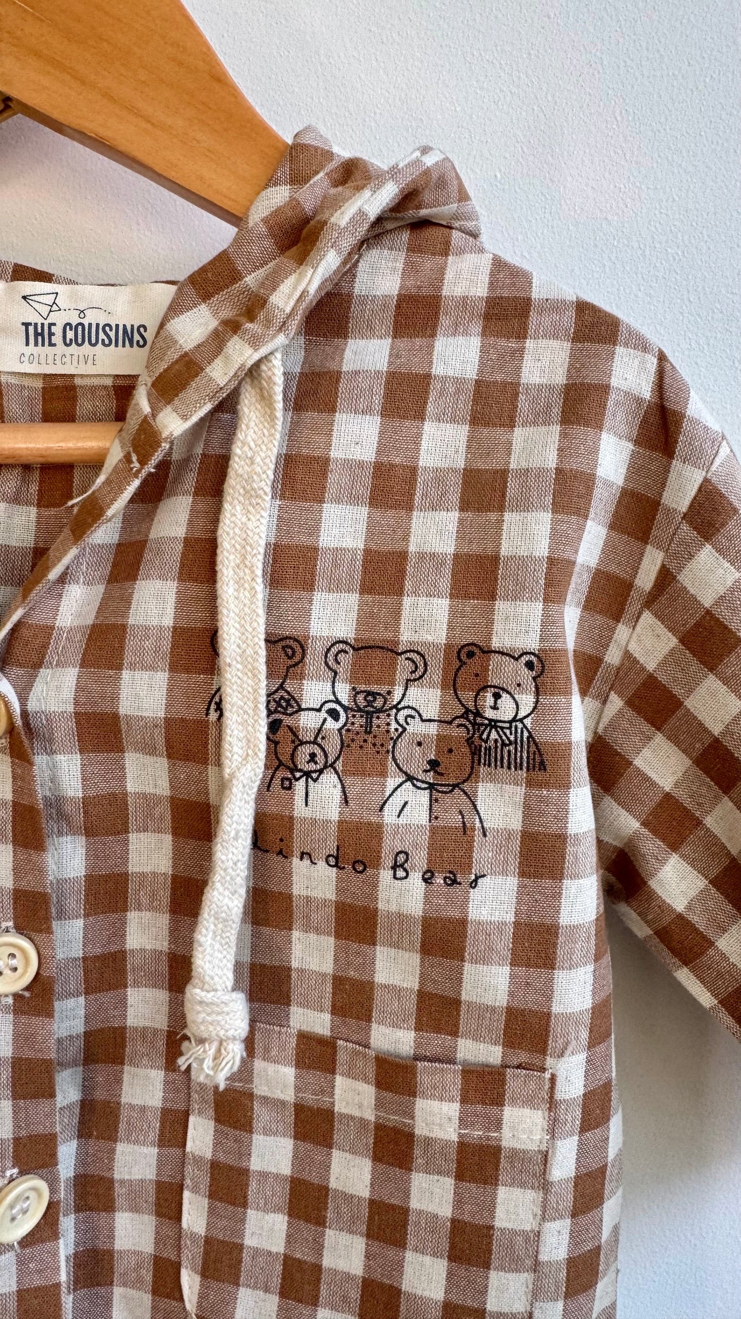 Boys - Light Bear Hooded Cardigan Jacket
