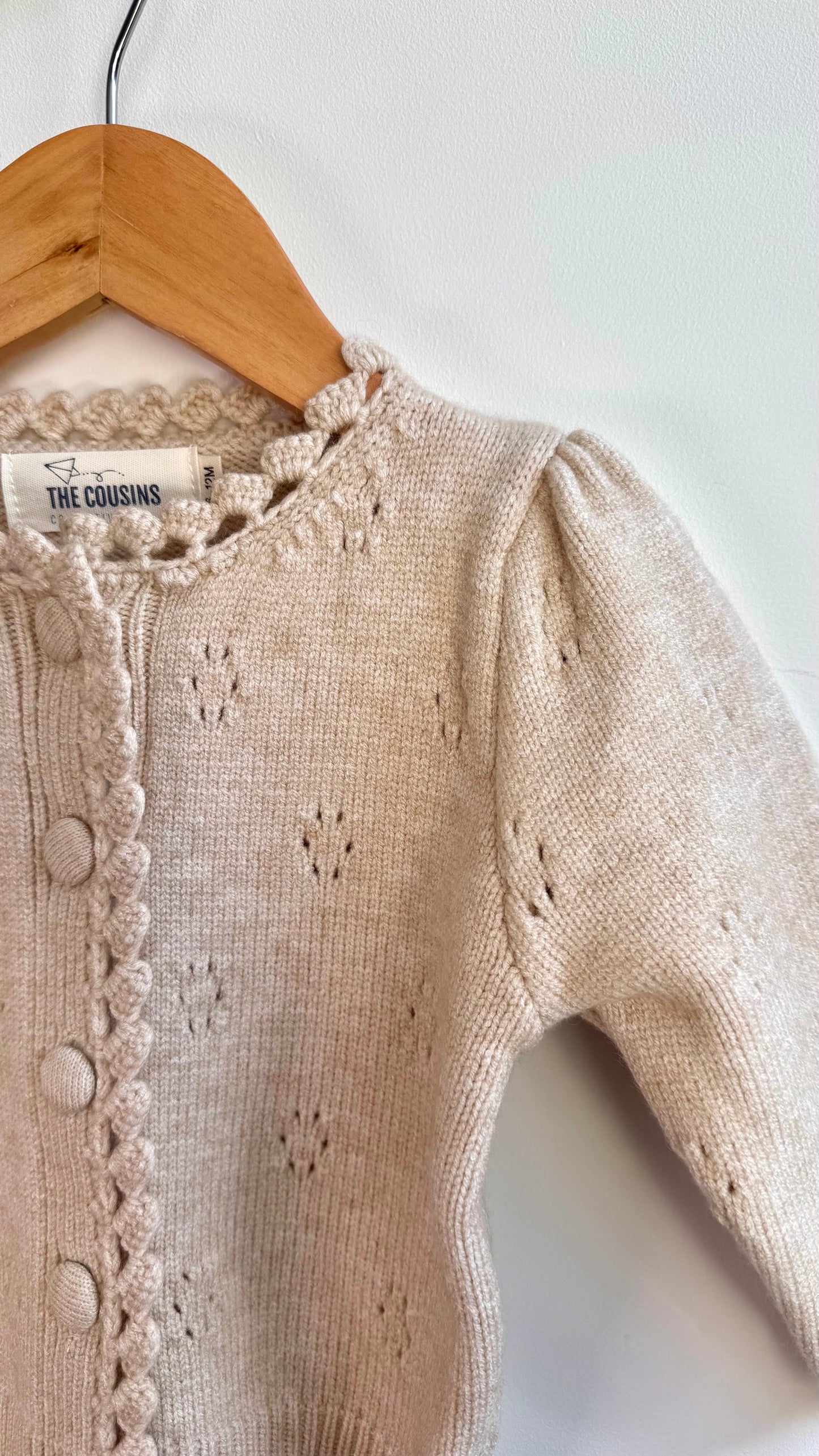 Girls - Cardigan Jacket Beige