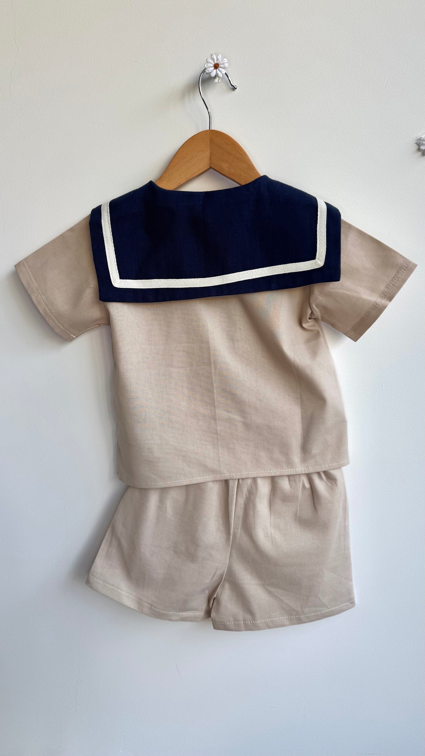 Girls - Little Sailor Linen Set