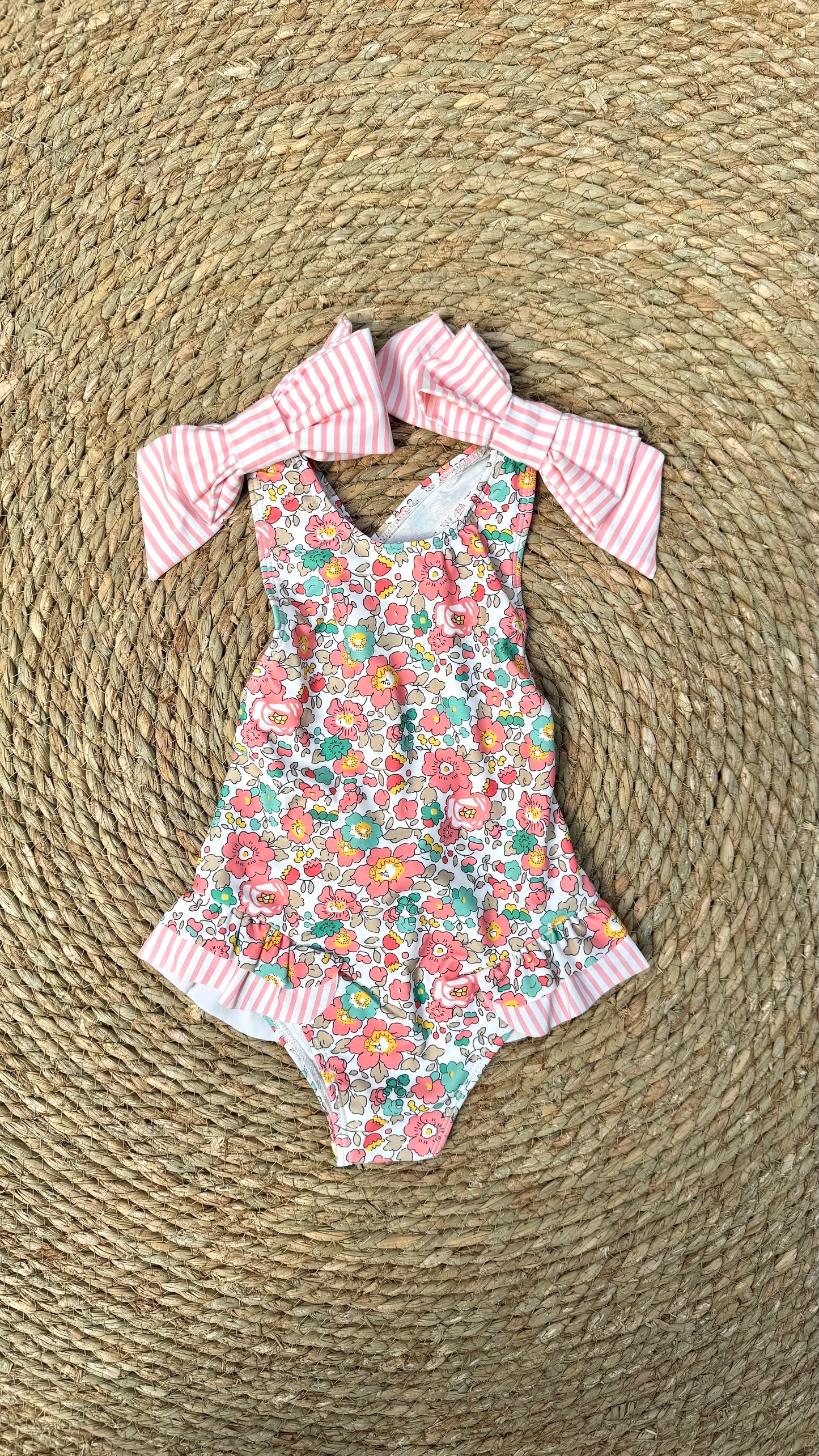 Girls - Floral Swimsuit One pc