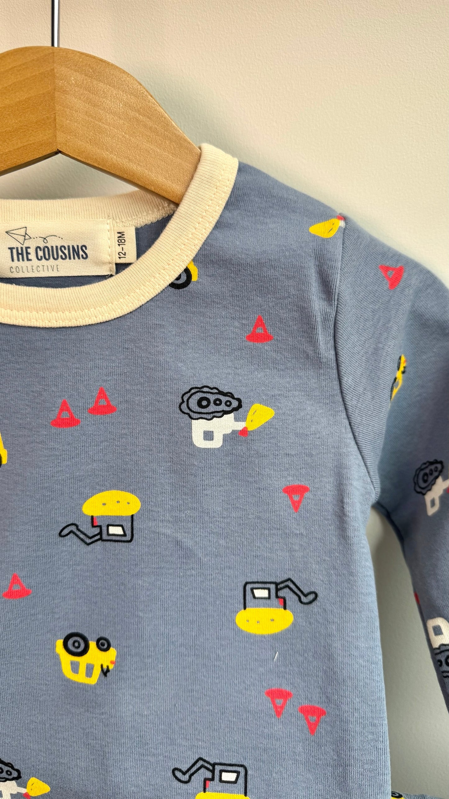 Unisex - Fun Printed Long Sleeve Pajama Set