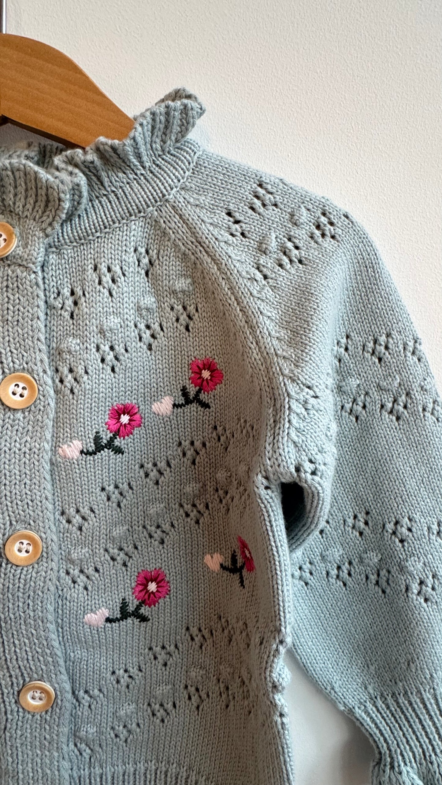 Girls - Cardigan Jacket Blue