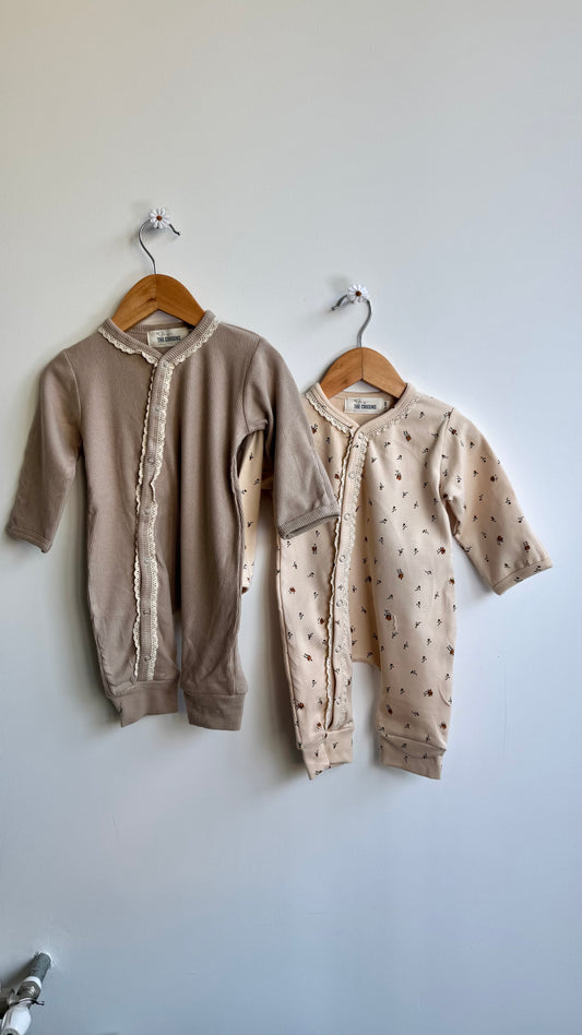 Girls - Set of 2 Snap-up Pajama
