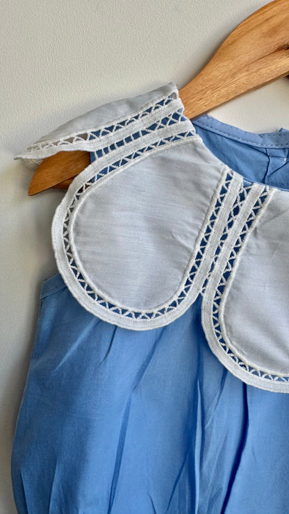 Girls - Peter Pan Collar Romper