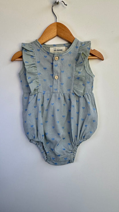 Girls - Little Hearts Jumpsuit