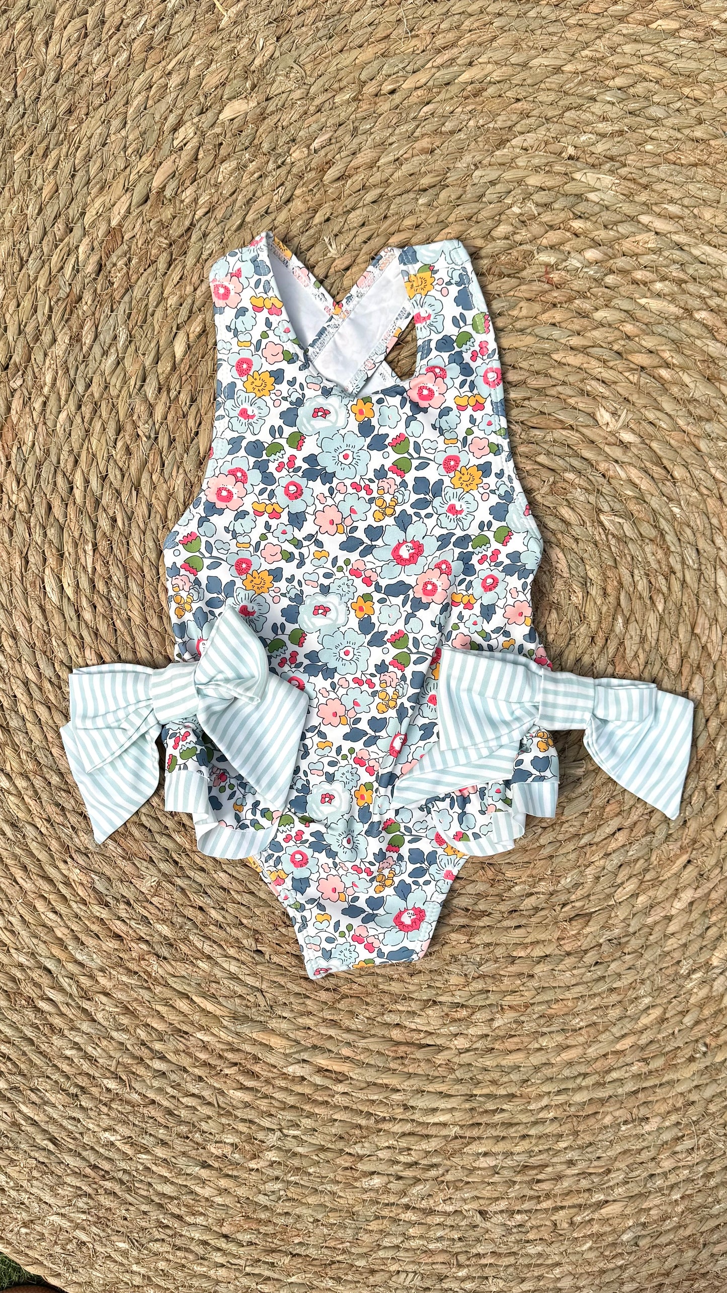Girls - Floral Swimsuit One pc