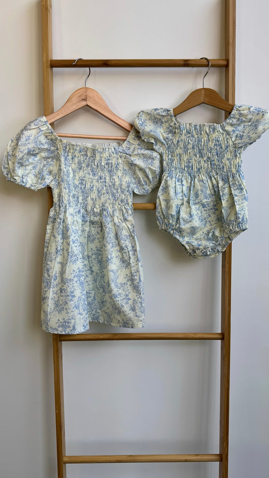 Girls - Matchy-Matchy Vintage Style Romper and Dress