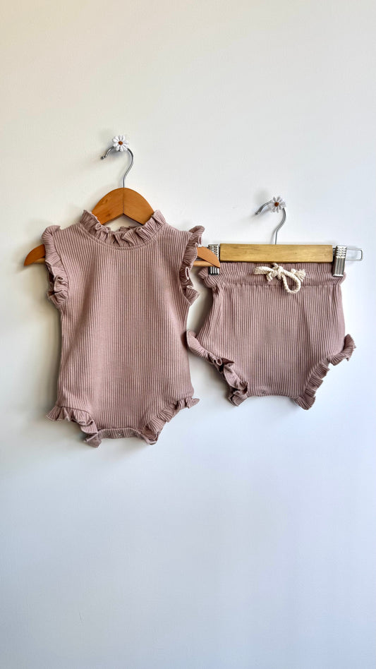 Girls - Stretch Body & Culotte Set