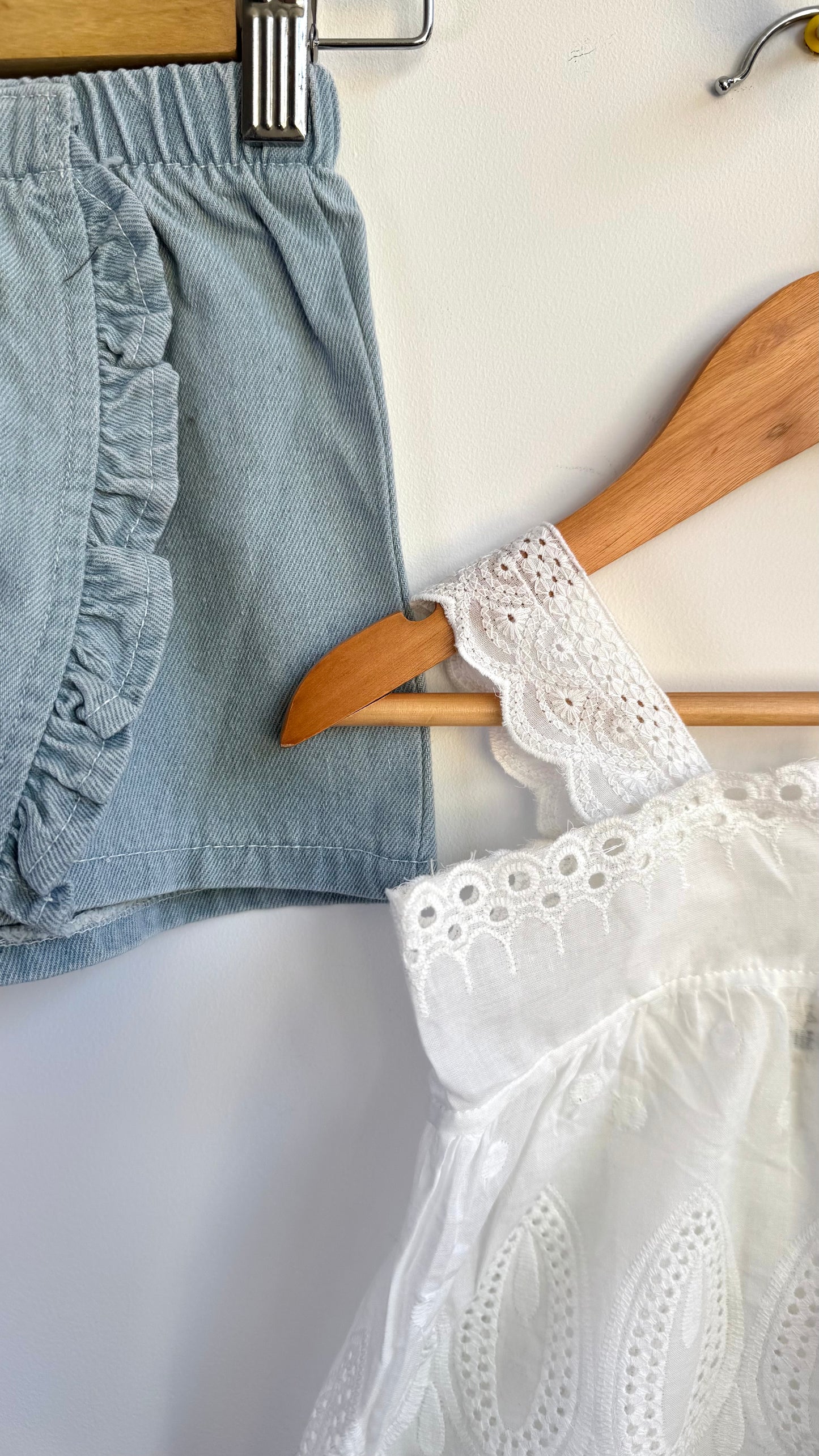 Girls - Denim & Embroidery Set