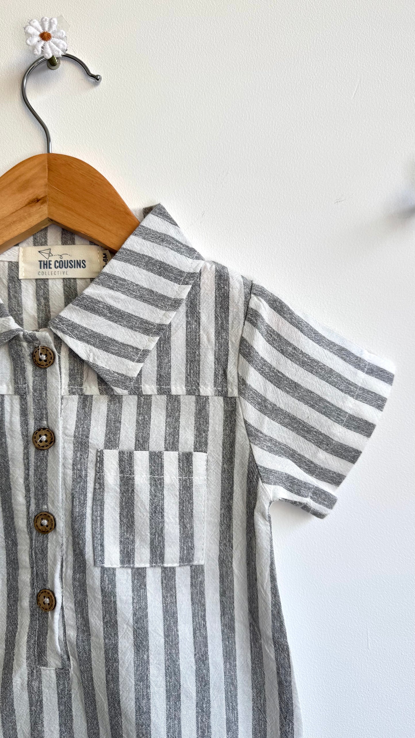 Boys - Striped Summer Jumpsuit
