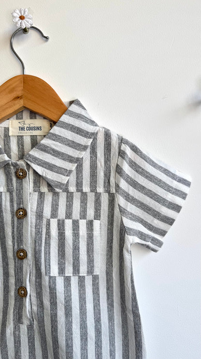 Boys - Striped Summer Jumpsuit