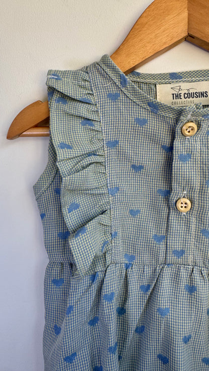 Girls - Little Hearts Jumpsuit