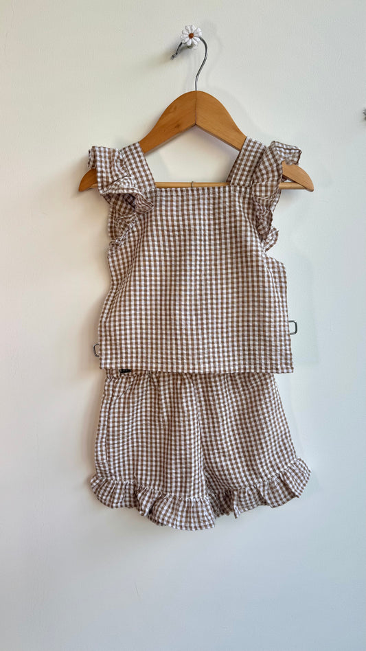 Girls - Plaid Summer Set