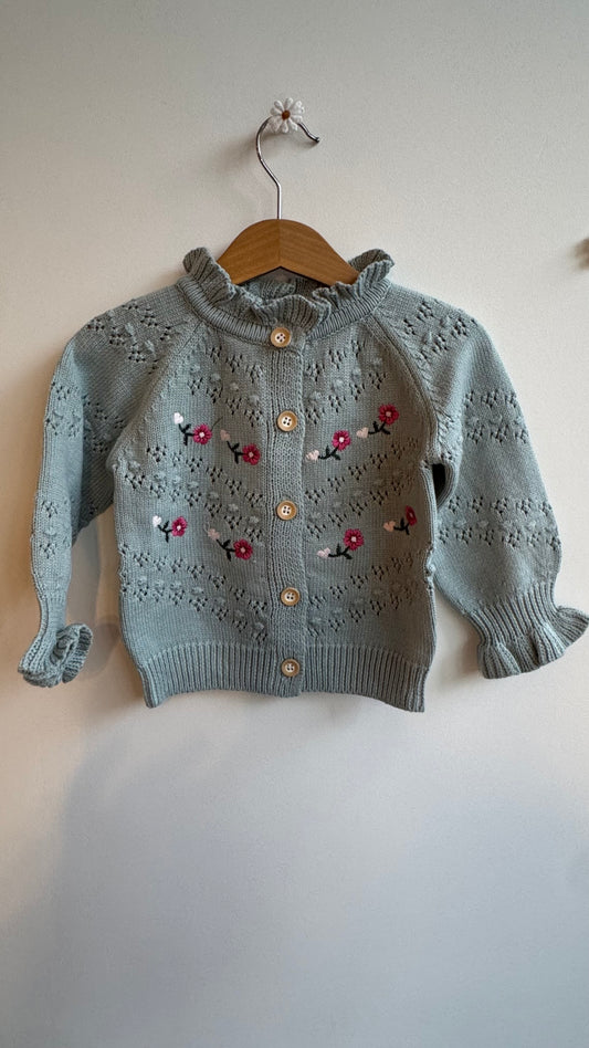 Girls - Cardigan Jacket Blue