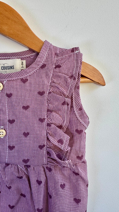Girls - Little Hearts Jumpsuit