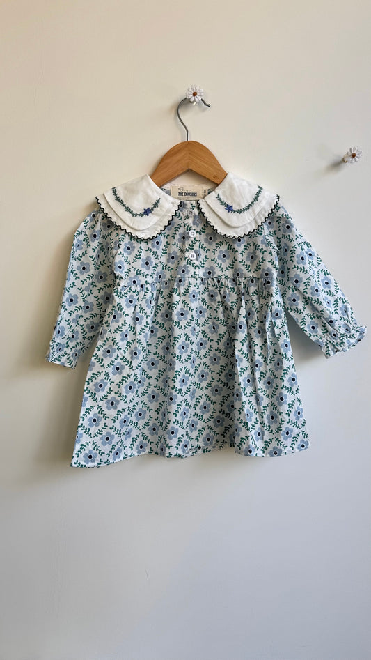 Girls - Floral Vintage Dress