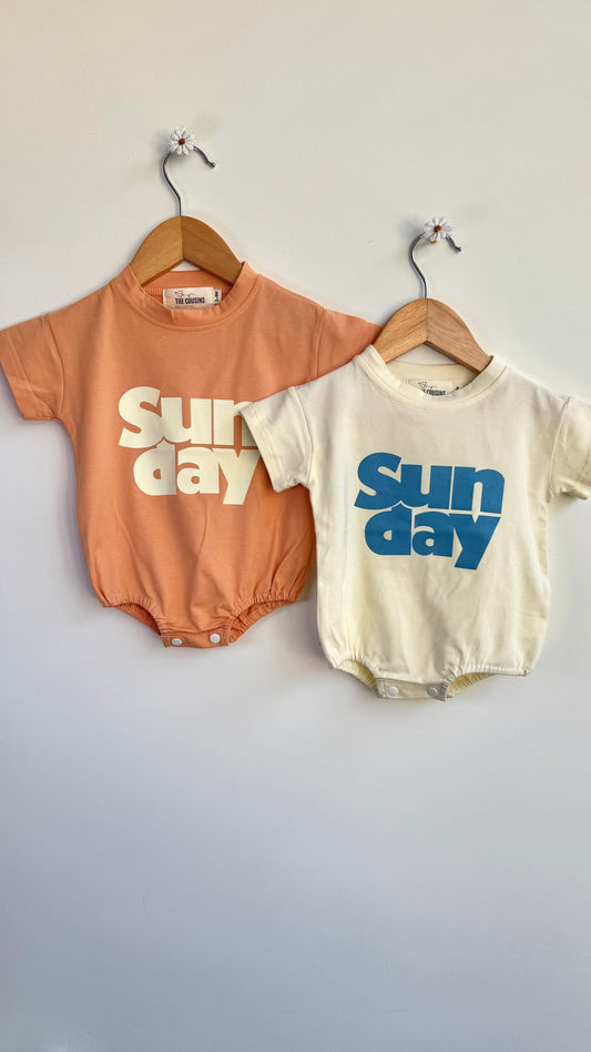 Unisex - Set of 2 Sunday Summer Bodysuit