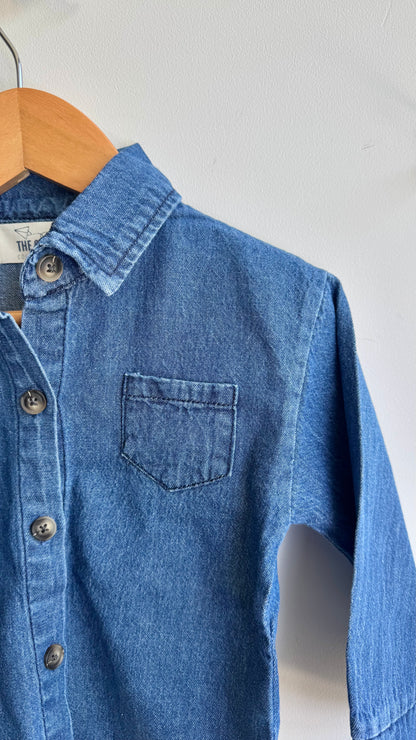 Boys - Denim Cardigan Jacket