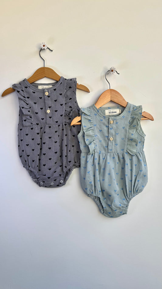 Girls - Little Hearts Jumpsuit