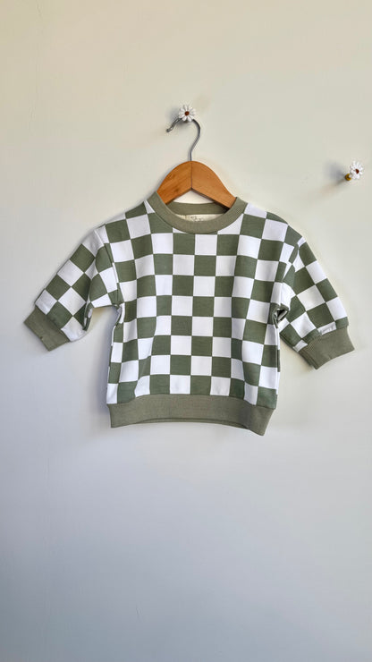 Unisex - Sweatshirt Checkerboard