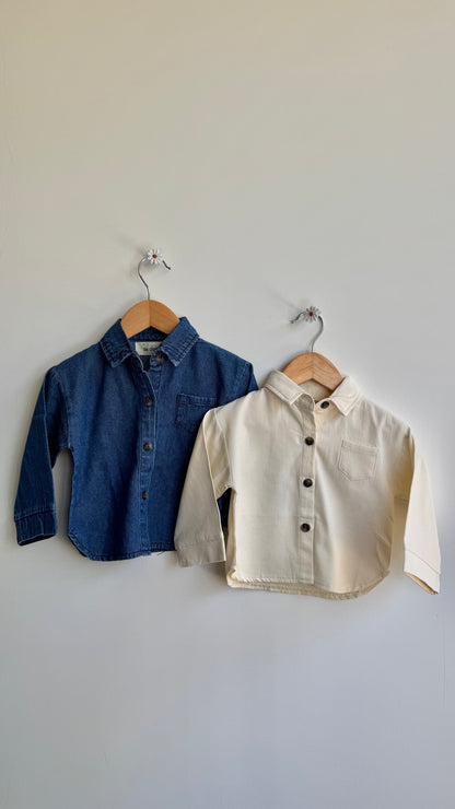 Boys - Denim Cardigan Jacket