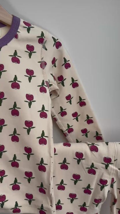 Unisex - Fun Printed Long Sleeve Pajama Set