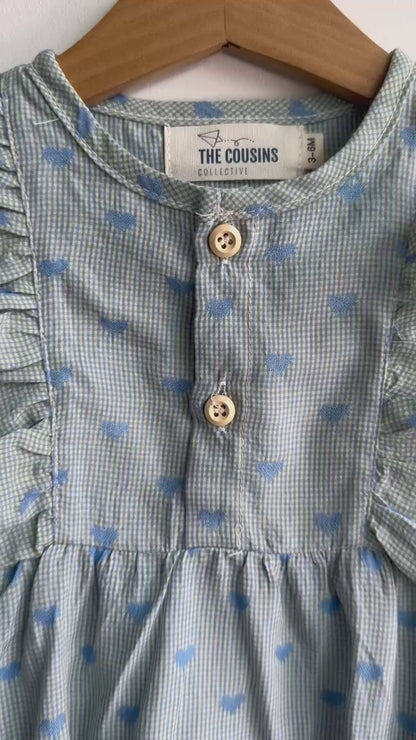 Girls - Little Hearts Jumpsuit