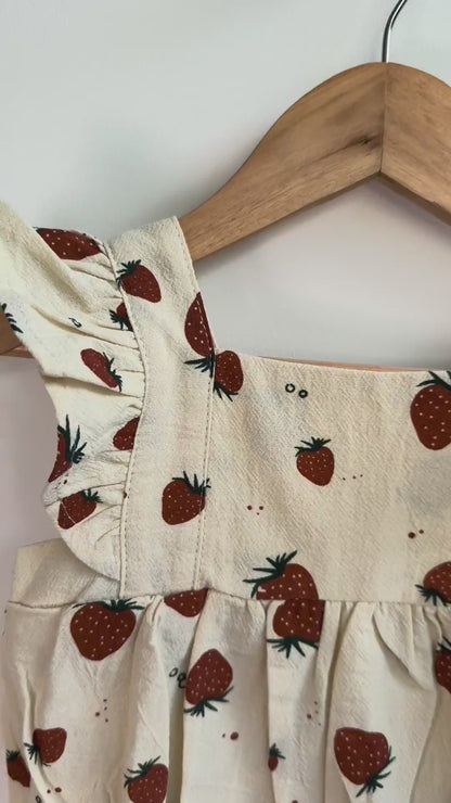 Girls - Strawberry Romper