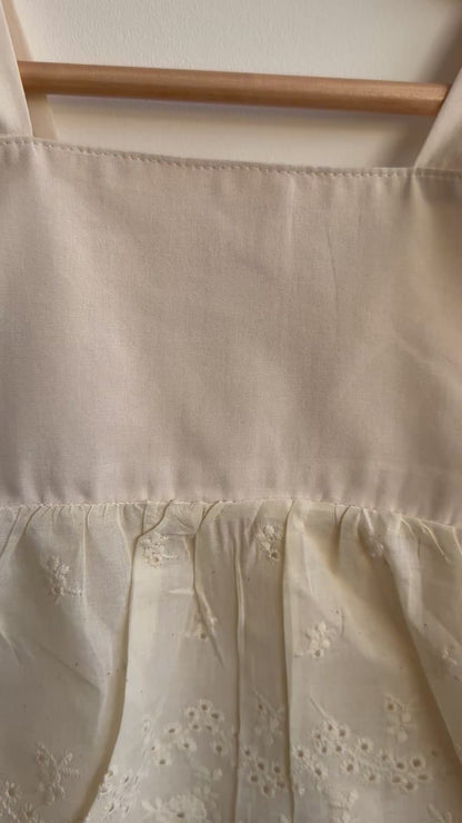 Girls - Embroidered Romper
