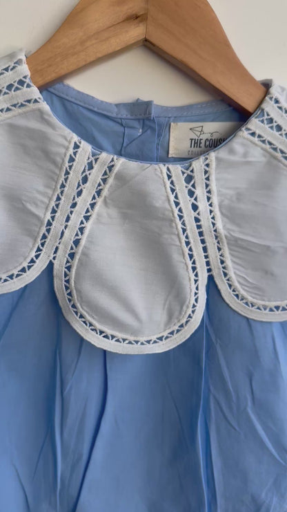 Girls - Peter Pan Collar Romper