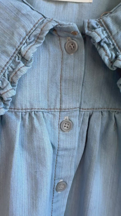 Girls - Peter Pan Denim Dress