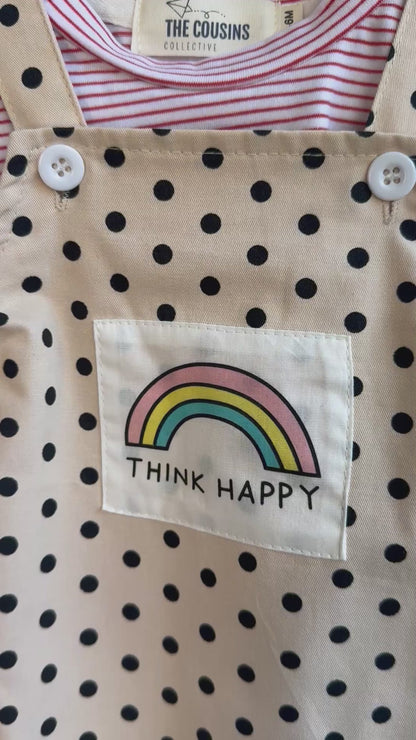 Girls - Denim Rainbow Romper & Top